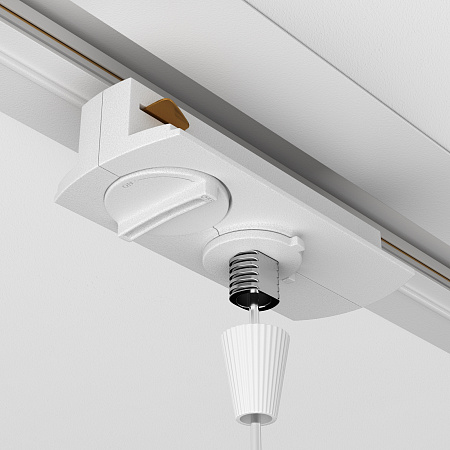 Крепление трековое однофазного шинопровода Maytoni Unity TRA011-1-A-W