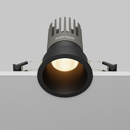 Светильник встраиваемый светодиодный Maytoni Dip DL118-15W-3K-B