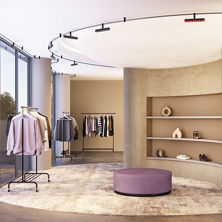 Трековый магнитный светодиодный светильник Maytoni Flexity Points Rot TR203-1-10W3K-S-B