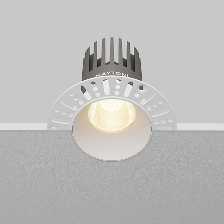 Светильник встраиваемый светодиодный Maytoni Dip DL121-15W-3K-TRS-W