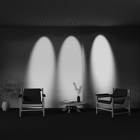 Светильник встраиваемый светодиодный Maytoni Lens DL105-12W3K-B Светильник встраиваемый светодиодный Maytoni Lens DL105-12W3K-B