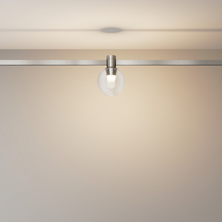 Трековый магнитный светодиодный светильник Maytoni Flarity Bubble TR148-1-3W3K-PT Трековый магнитный светодиодный светильник Maytoni Flarity Bubble TR148-1-3W3K-PT