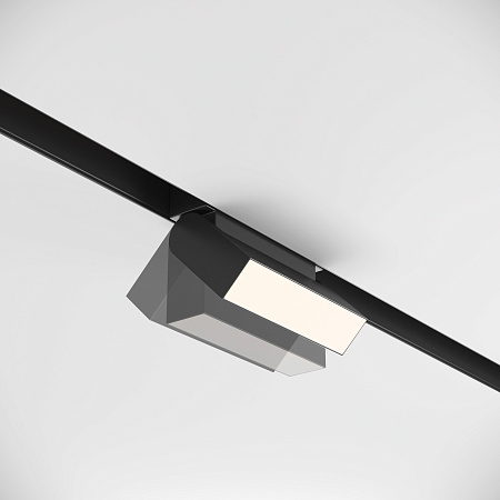 Трековый магнитный однофазный светодиодный светильник Maytoni Basis Rot Gravity TR075-2-10W4K-B