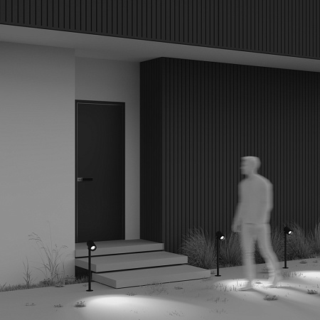 Уличный ландшафтный светодиодный светильник Maytoni Spira O497FL-L12B3K1