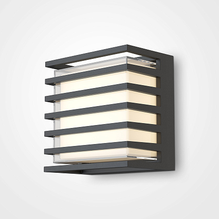 Уличный настенный светодиодный светильник Maytoni Downing Street O020WL-L10B3K