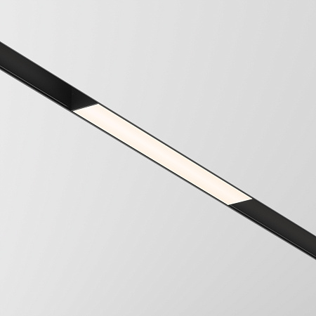 Трековый магнитный однофазный светодиодный светильник Maytoni Basis Gravity TR074-2-12W3K-B