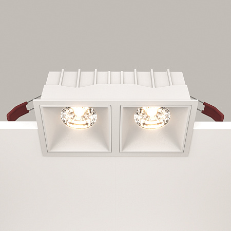 Светильник встраиваемый Maytoni Alfa LED DL043-02-15W3K-SQ-W