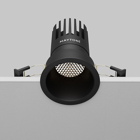 Светильник встраиваемый светодиодный Maytoni Dip DL118-15W-4K-B