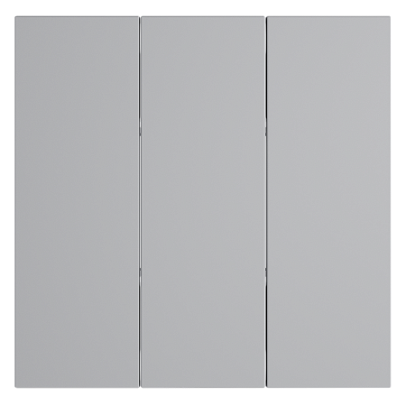 Клавиши для выключателя/переключателя трехклавишного Voltum S70 (серый) VLS000516