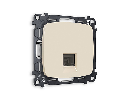 Комплект механизма компьютерной розетки Ambrella Volt OMEGA MO332010