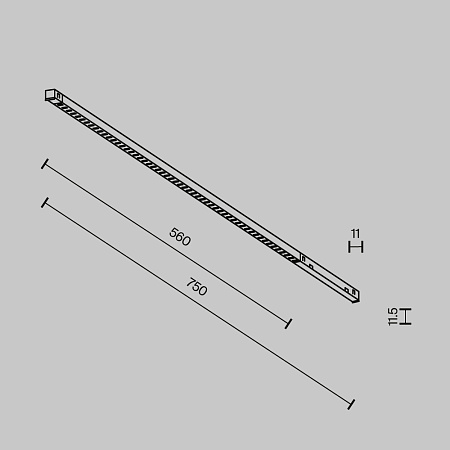 Трековый магнитный светодиодный светильник Maytoni Exility X Points TR241-4-12WTW-DSZ-B Трековый магнитный светодиодный светильник Maytoni Exility X Points TR241-4-12WTW-DSZ-B