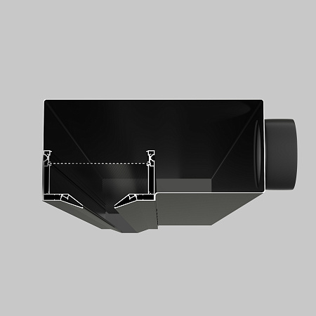 Диффузор с гексагональной сеткой, линейный, для натяжного потолка, черный, КСД тип 4 Maytoni Aero ARC-LD-SC-000014 Диффузор с гексагональной сеткой, линейный, для натяжного потолка, черный, КСД тип 4 Maytoni Aero ARC-LD-SC-000014