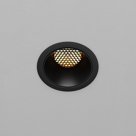 Светильник встраиваемый светодиодный Maytoni Dip DL115-10W-2.7K-B