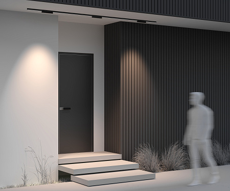 Уличный трековый мангитный светодиодный светильник Maytoni Exility IP Points O-TR02-2-S-12WB3K