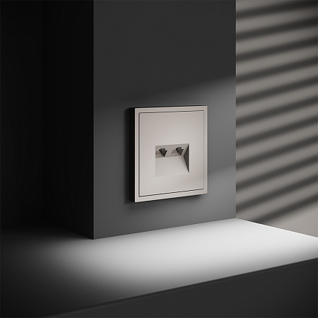 Розетка компьютерная встраиваемая VOLTUM S70 двойная RJ45+RJ45 кат.6, (кашемир) VLS060203 Розетка компьютерная встраиваемая VOLTUM S70 двойная RJ45+RJ45 кат.6, (кашемир) VLS060203