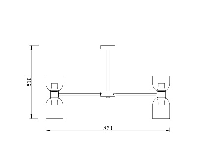 Люстра на штанге Freya Savia FR5203PL-16BS Люстра на штанге Freya Savia FR5203PL-16BS