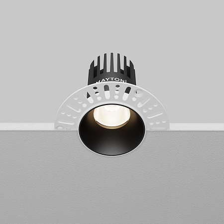 Светильник встраиваемый светодиодный Maytoni Dip DL119-10W-4K-TRS-B