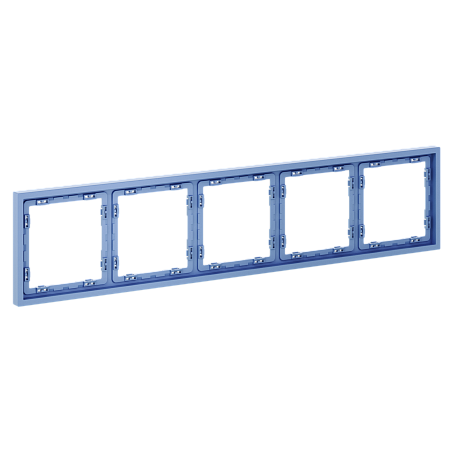 Рамка пластиковая на 5 постов Voltum S70 (деним) VLS100515 Рамка пластиковая на 5 постов Voltum S70 (деним) VLS100515