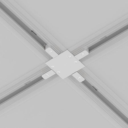 Коннектор Х-образный для однофазного шинопровода Maytoni Unity TRA002CX-11W