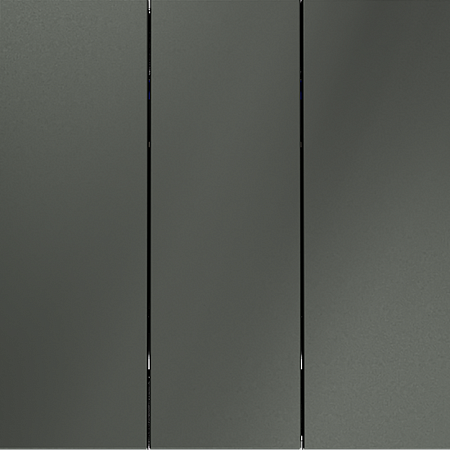 Выключатель встраиваемый VOLTUM S70 трехклавишный (титан) VLS030106