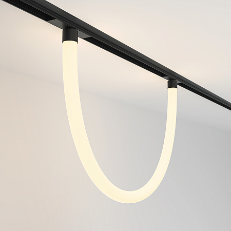 Трековый магнитный однофазный светодиодный светильник Maytoni Exility TR101-2-20W3K-B Трековый магнитный однофазный светодиодный светильник Maytoni Exility TR101-2-20W3K-B