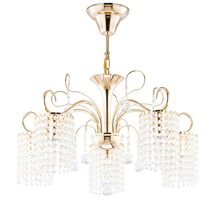 Хрустальная люстра Freya Leona FR1127-PL-05-G
