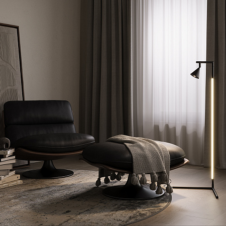 Торшер светодиодный Maytoni Stripe MOD489FL-L20B3K