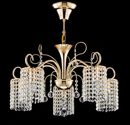 Хрустальная люстра Freya Leona FR1127-PL-05-G