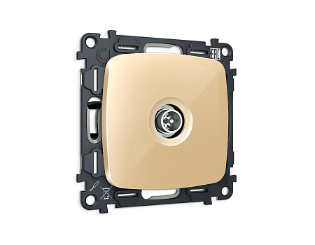 Комплект механизма TV розетки оконечной экранированной 5-1000MHz 3dB Omega MO613005