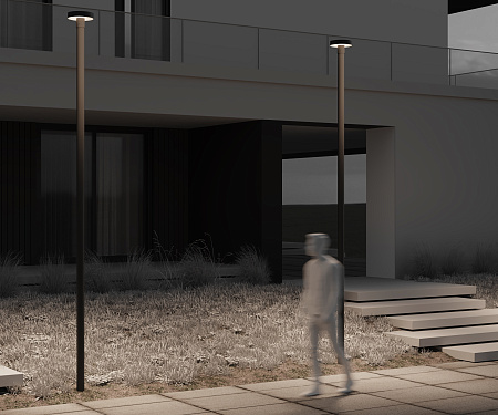 Уличный настенный светодиодный светильник Maytoni Katto O471H-L30GF3K