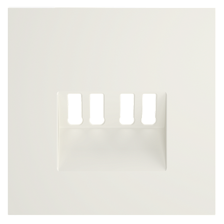 Накладка для розетки акустической 4-местной Voltum S70 (хлопок) VLS001513