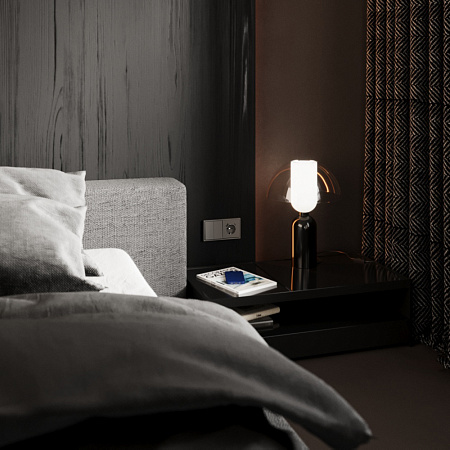 Выключатель двухклавишный перекрестный встраиваемый 10А Voltum S70 (кашемир) VLS020503