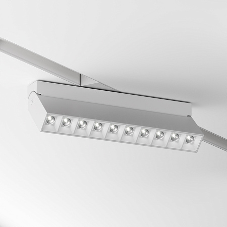 Трековый магнитный однофазный светодиодный светильник Maytoni Points Rot Gravity TR077-2-20W4K-W