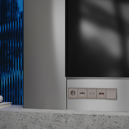 Накладка для розетки телевизионной оконечной TV+SAT Voltum S70 (капучино) VLS001614 Накладка для розетки телевизионной оконечной TV+SAT Voltum S70 (капучино) VLS001614