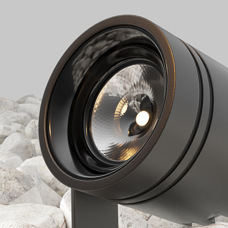 Уличный грунтовый светодиодный светильник Maytoni Clyde O493FL-L3GF3K