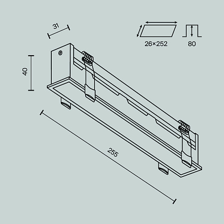 Светильник встраиваемый светодиодный Maytoni Basis DL066-20W3-6K-W