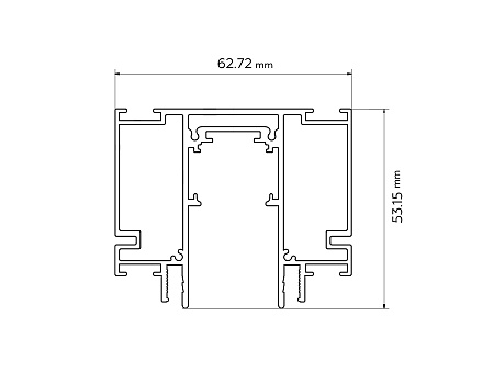 Магнитный шинопровод для натяжного потолка Magnetic GL GL3251