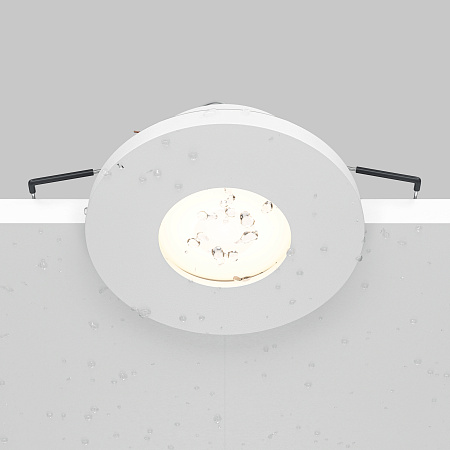 Светильник встраиваемый Maytoni Stark DL083-01-GU10-RD-W