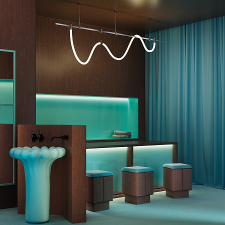 Трековый однофазный магнитный светодиодный светильник Maytoni Flarity Tau TR154-1-27W4K-PT Трековый однофазный магнитный светодиодный светильник Maytoni Flarity Tau TR154-1-27W4K-PT