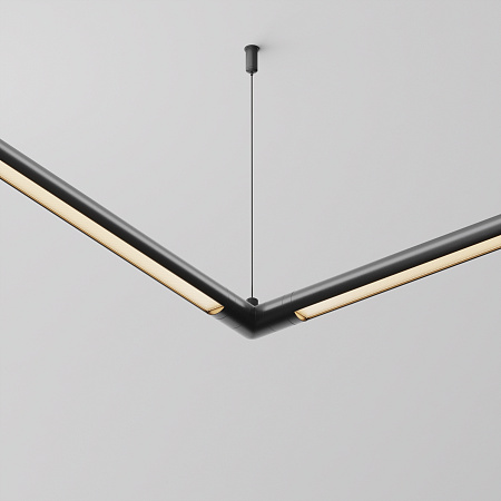 Угловой коннектор для системы без ввода питания Maytoni Shelf CA014CL-B