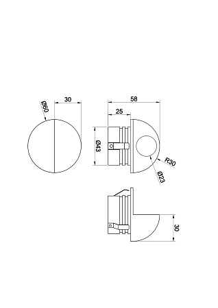Уличный настенный светодиодный светильник Maytoni Mezzo O033WL-L3W3K
