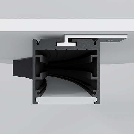 Радиусный профиль 35x35 Ø3000мм 1/8 круга Maytoni ALM-3535R-B-D-45°-3M