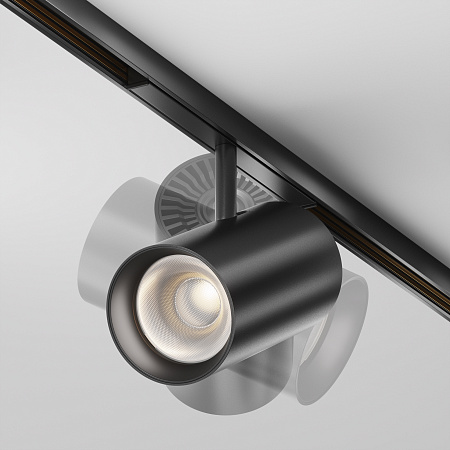 Трековый магнитный светодиодный светильник Maytoni Exility X Focus Led TR243-18W4K-B