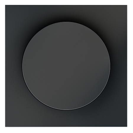 Накладка для светорегулятора поворотно-нажимного Voltum S70 (графит) VLS002007