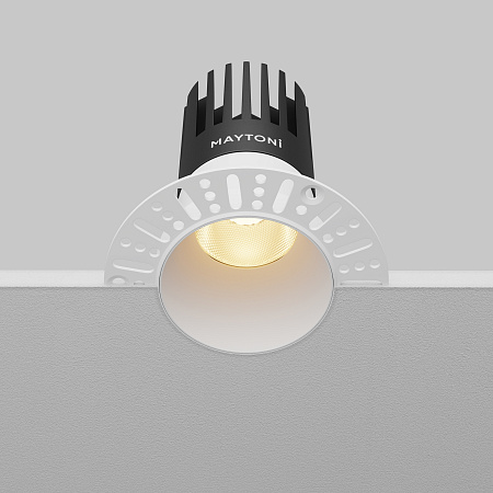 Светильник встраиваемый светодиодный Maytoni Dip DL122-15W-2.7K-TRS-W