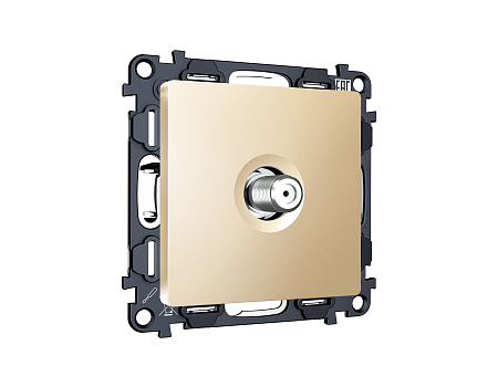 Комплект механизма TV розетки SAT 5-2400MHz 3.5dB Ambrella Volt Alfa MA613050 Комплект механизма TV розетки SAT 5-2400MHz 3.5dB Ambrella Volt Alfa MA613050