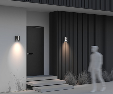 Уличный настенный светодиодный светильник Maytoni Anri O475WL-L10GF3K