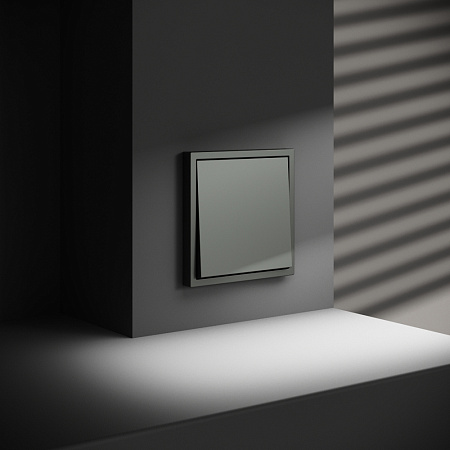 Проходной переключатель встраиваемый VOLTUM S70 одноклавишный (титан) VLS010306 Проходной переключатель встраиваемый VOLTUM S70 одноклавишный (титан) VLS010306