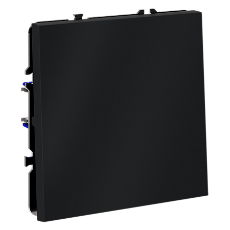 Проходной переключатель встраиваемый VOLTUM S70 одноклавишный (графит) VLS010307