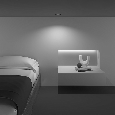 Встраиваемый светильник Maytoni Metal Yin DL030-2-01B